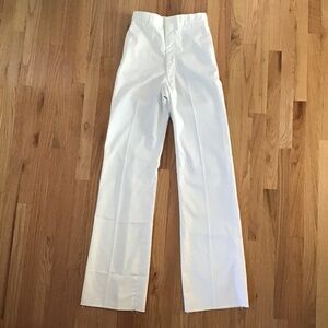 1 PAIR Vintage White Sailor Pants (original Jesse Kamm but usable pockets)